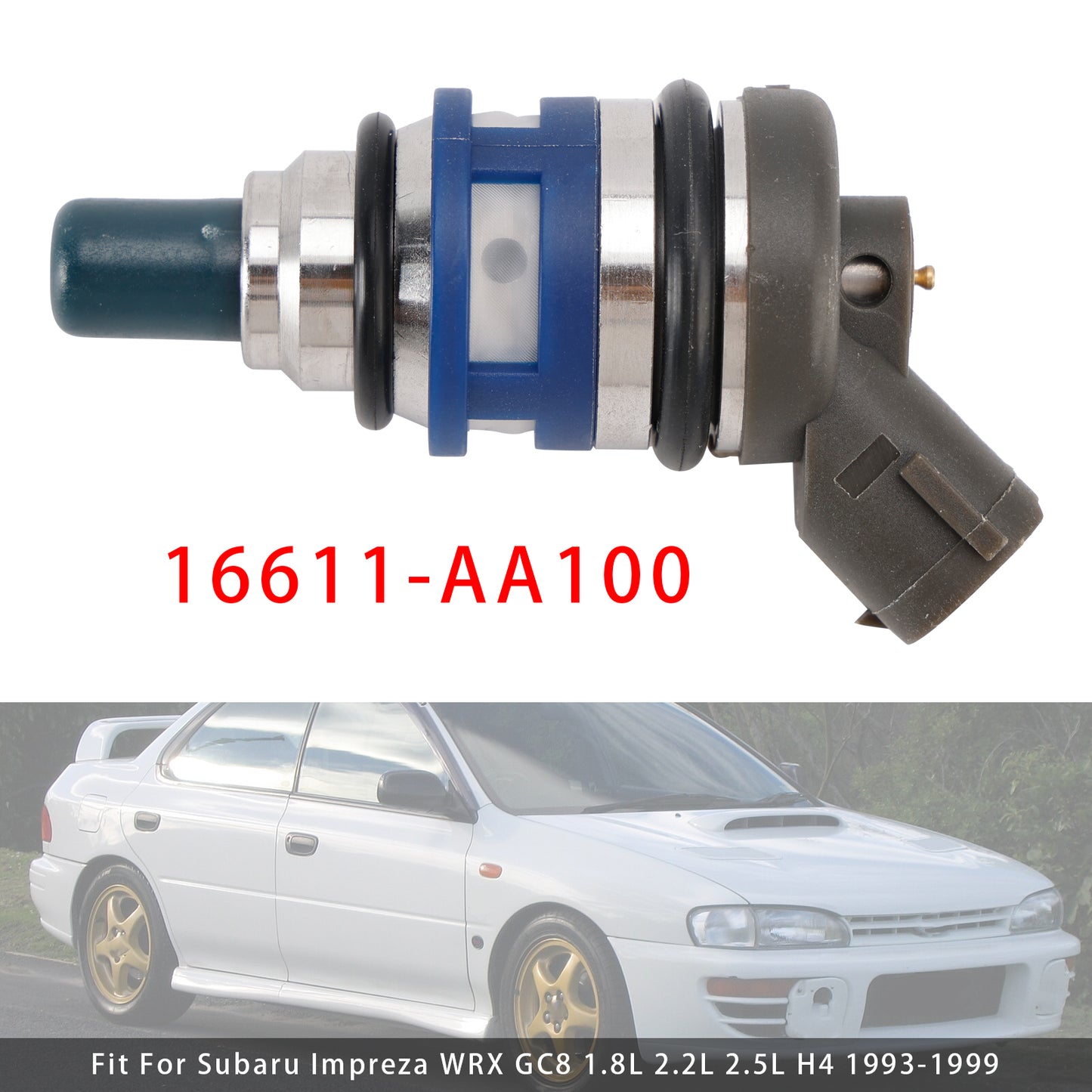 1993-1999 Subaru Impreza WRX GC8 16611-AA100 1Pcs Fuel Injector