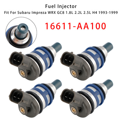 1993-1999 Subaru Impreza WRX GC8 16611-AA100 4Pcs Fuel Injector