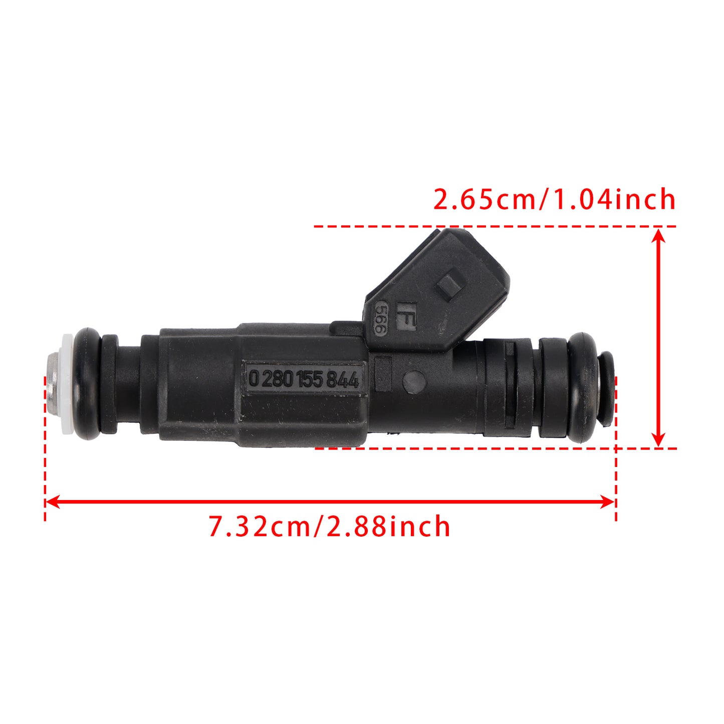 2004-2008 Jeep Cherokee KJ EKG 0280155844 1Pcs Fuel Injector