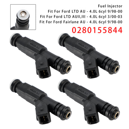 10/05-07 Ford Fairlane BF BFII 0280155844 4Pcs Fuel Injector