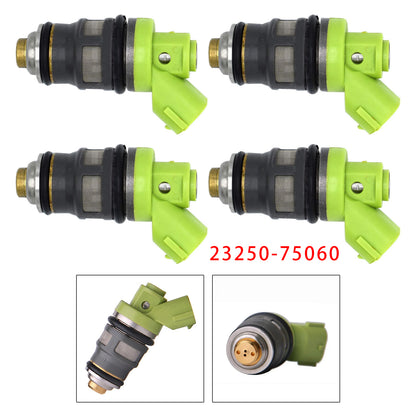 GR Toyota Hiace Hiace S.B.V KLH1# 2# LXH1# 2# RCH1# 2# 23250-75060 4Pcs Fuel Injector