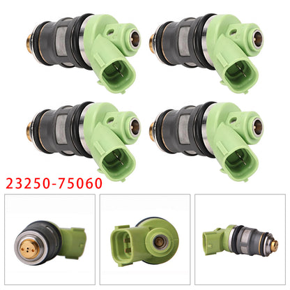 GR Toyota Hiace Hiace S.B.V KLH1# 2# LXH1# 2# RCH1# 2# 23250-75060 4Pcs Fuel Injector