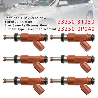 2006-2012 Toyota RAV4 23250-31050 6Pcs Fuel Injector