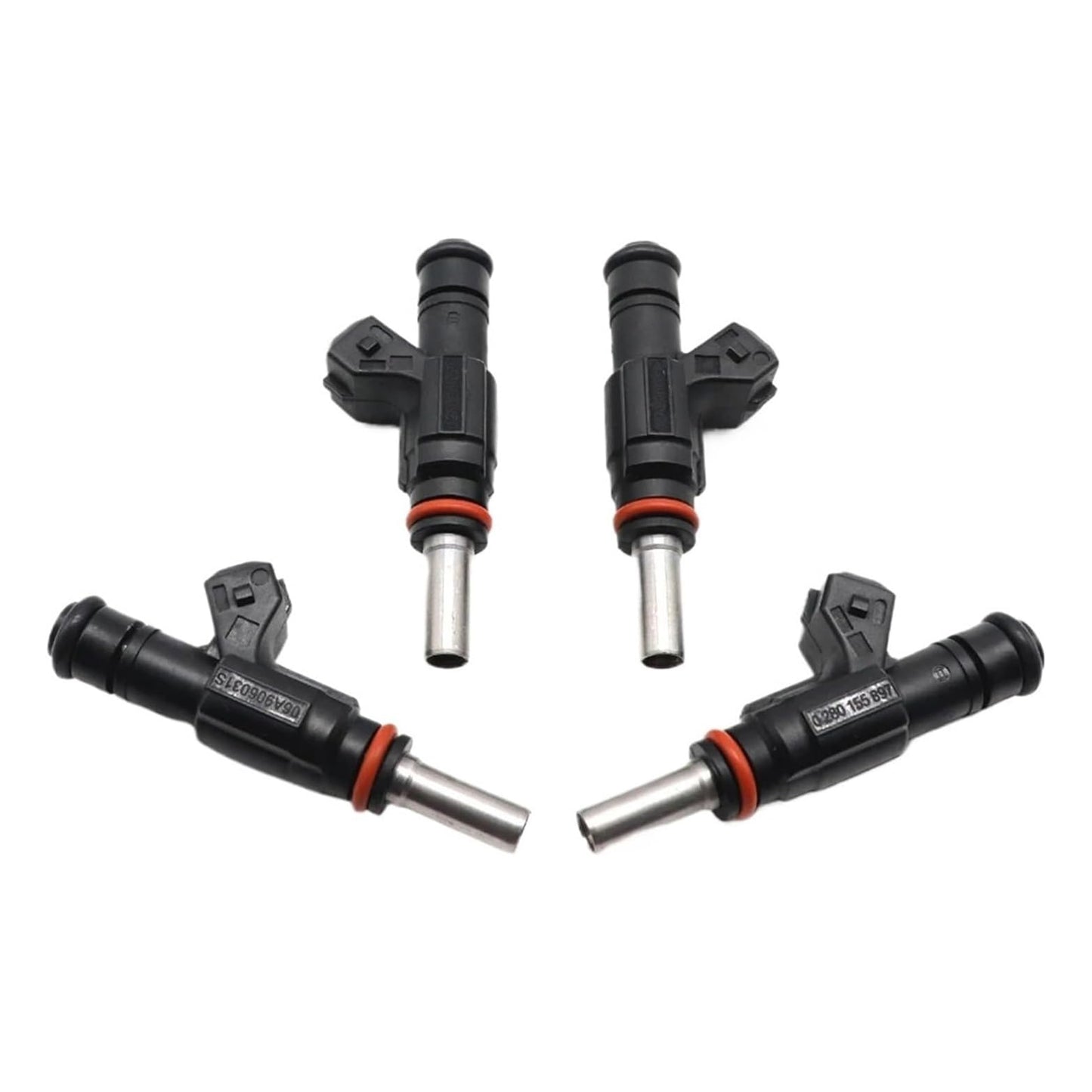 1996-2000 Audi A3 8L1 1.8 T quattro 1781 ccm 110 KW 150 PS Engine AQA 0280155897 4Pcs Fuel Injector