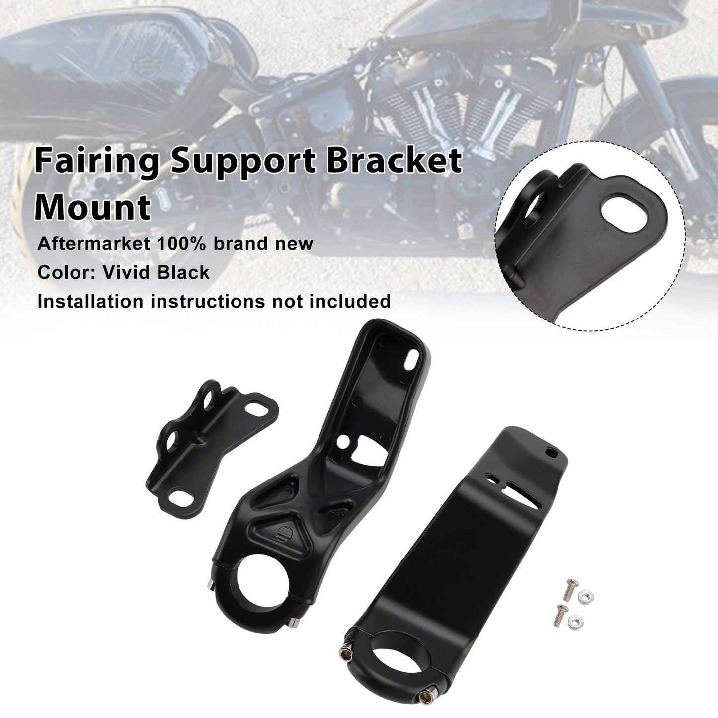2022-later Harley FXLRST models Fairing Support Bracket Mount Kit Fit