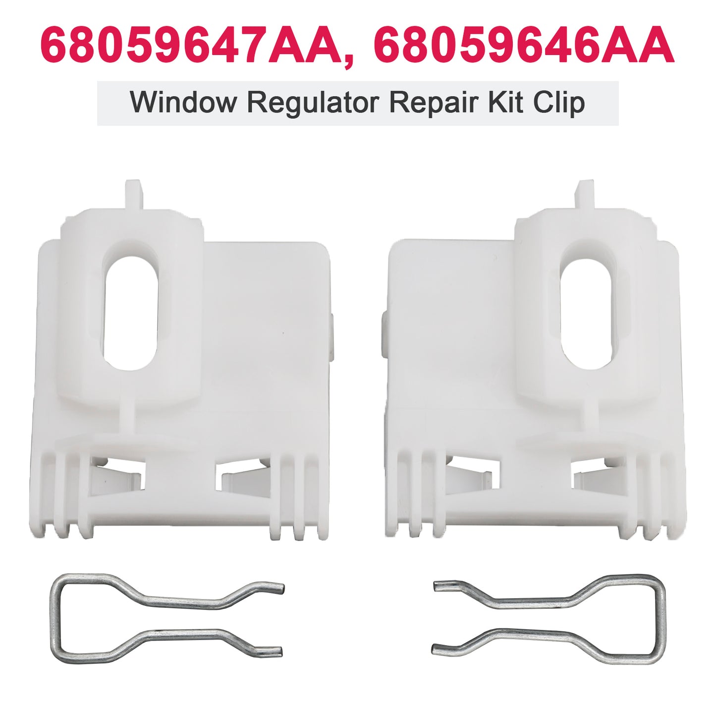 2002-2006 Jeep Liberty Window Regulator Repair Kit Clip Rear Left and Right