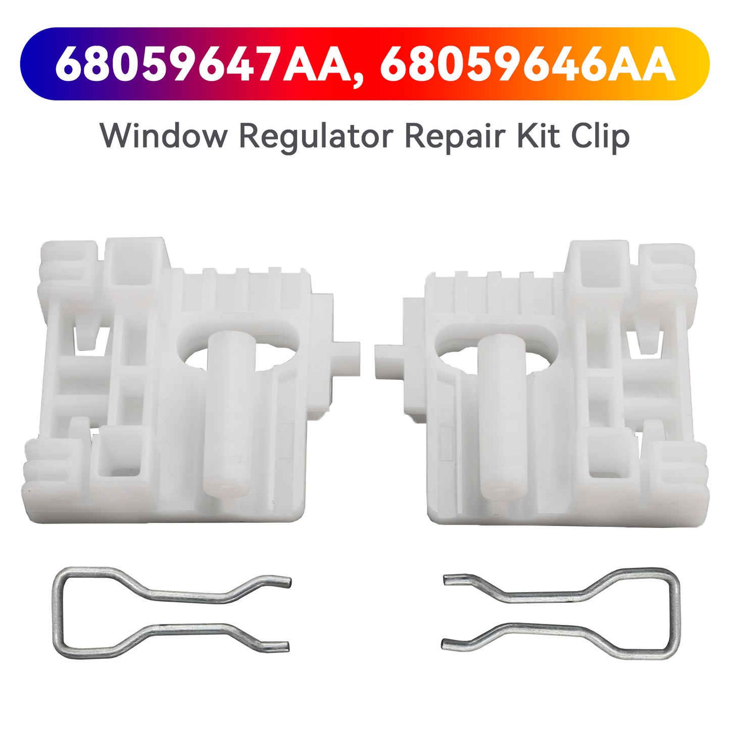 2002-2006 Jeep Liberty Window Regulator Repair Kit Clip Rear Left and Right