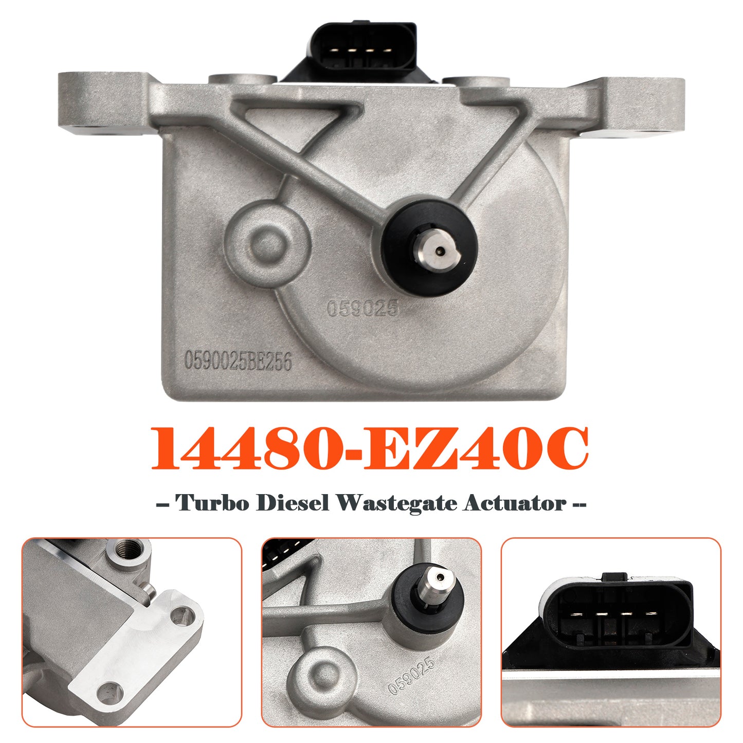 2016-2019 Nissan Titan 5.0L 14480-EZ40C Turbo Diesel Wastegate Actuator