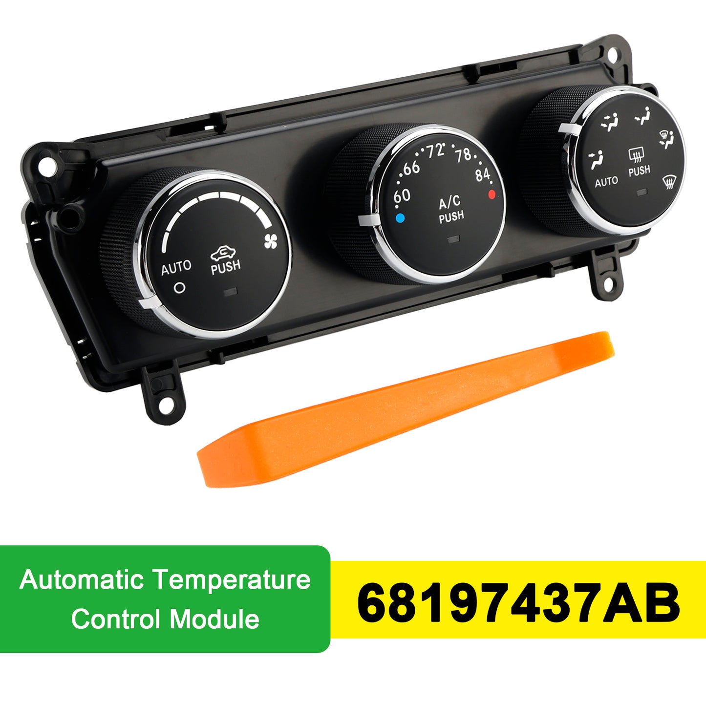 2014-2018 Jeep Wrangler 68197437AB Automatic Temperature Control Module