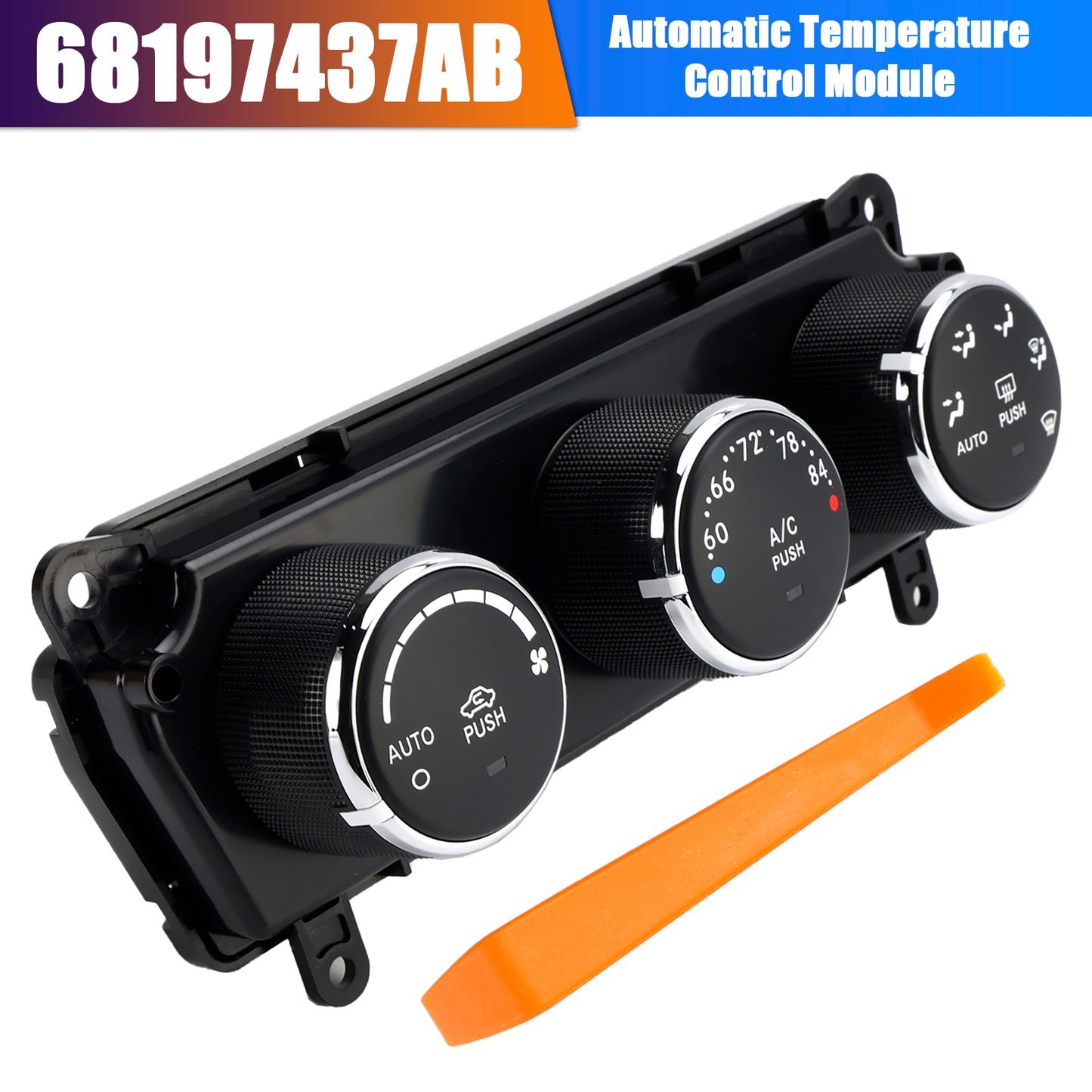 2014-2018 Jeep Wrangler 68197437AB Automatic Temperature Control Module