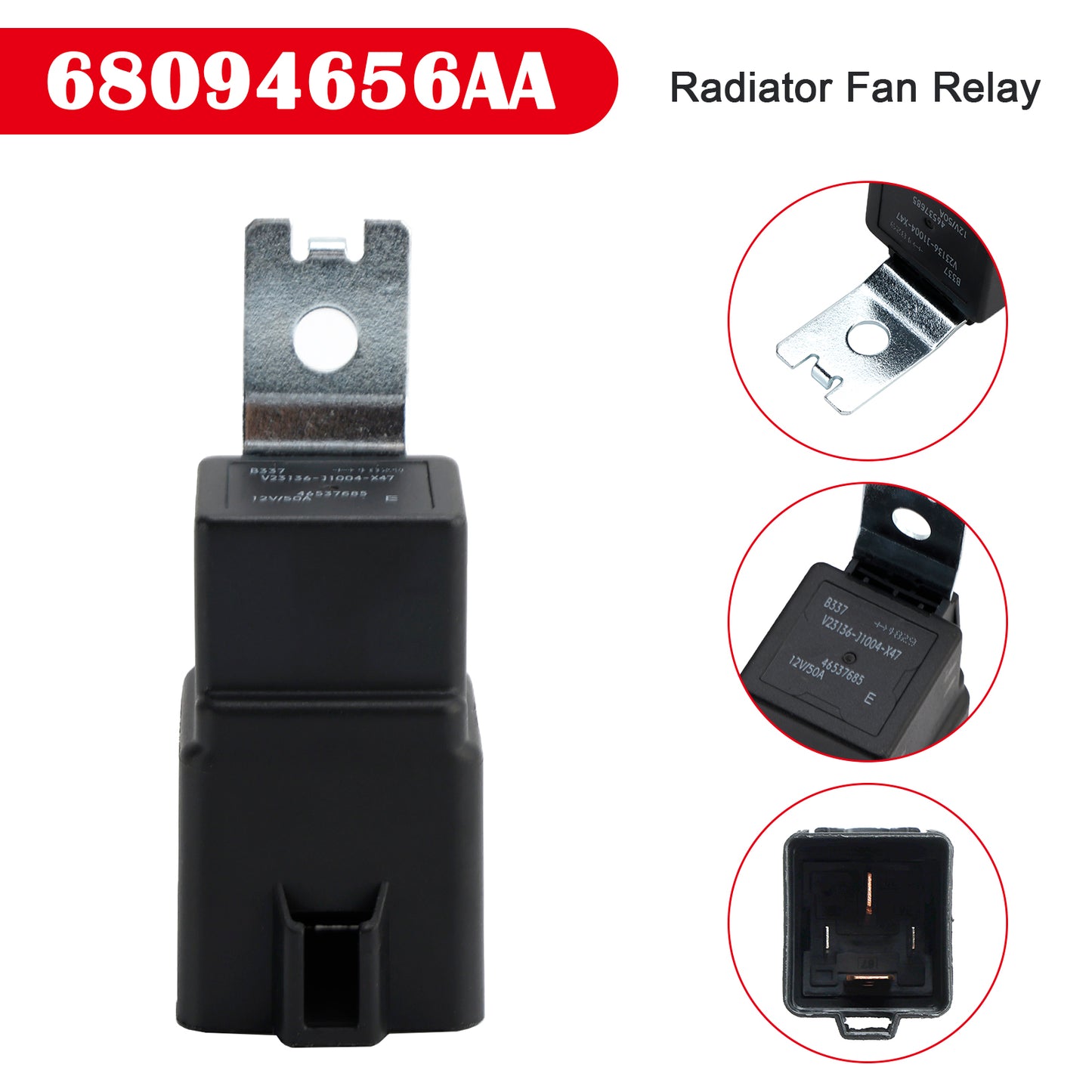 2014-2020 Ram ProMaster 1500 2500 3500 68094656AA Radiator Fan Relay