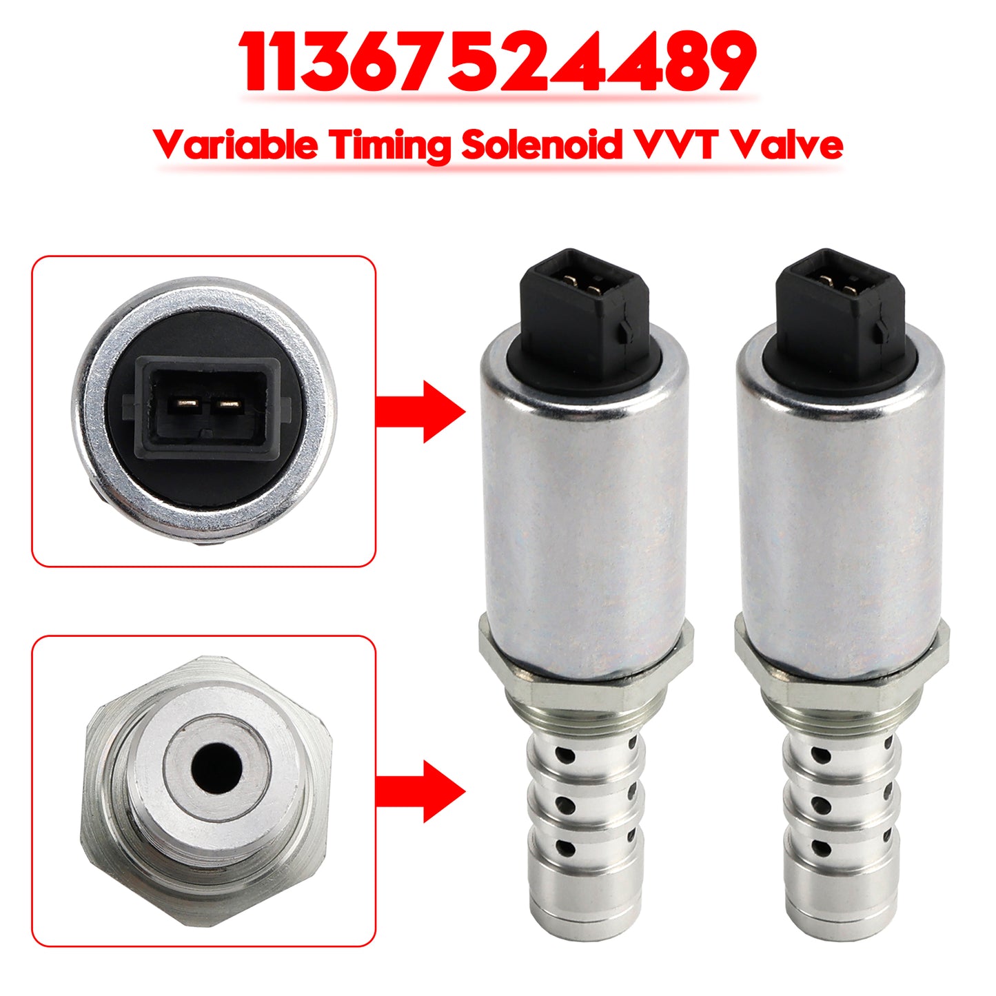 BMW 540i 740i 740il X5 11367524489 2PCS Variable Timing Solenoid VVT Valve