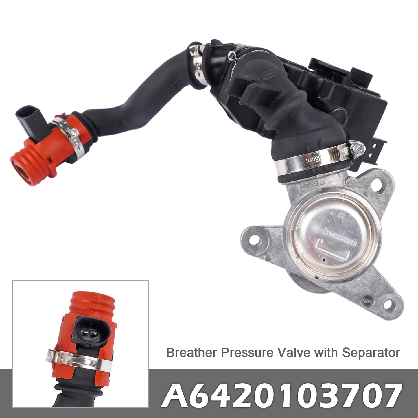 2015-2019 Mercedes-Benz GLS Diesel SUV 350 d 4-matic AWD X166 6420103707 Breather Pressure Valve with Separator