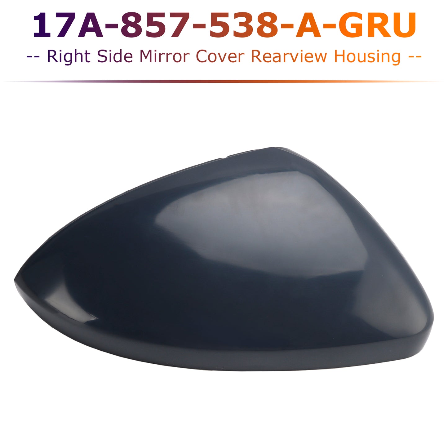 2019-2025 VW Jetta S SE SEL 17A-857-538-A-GRU Right Side Mirror Cover Rearview Housing