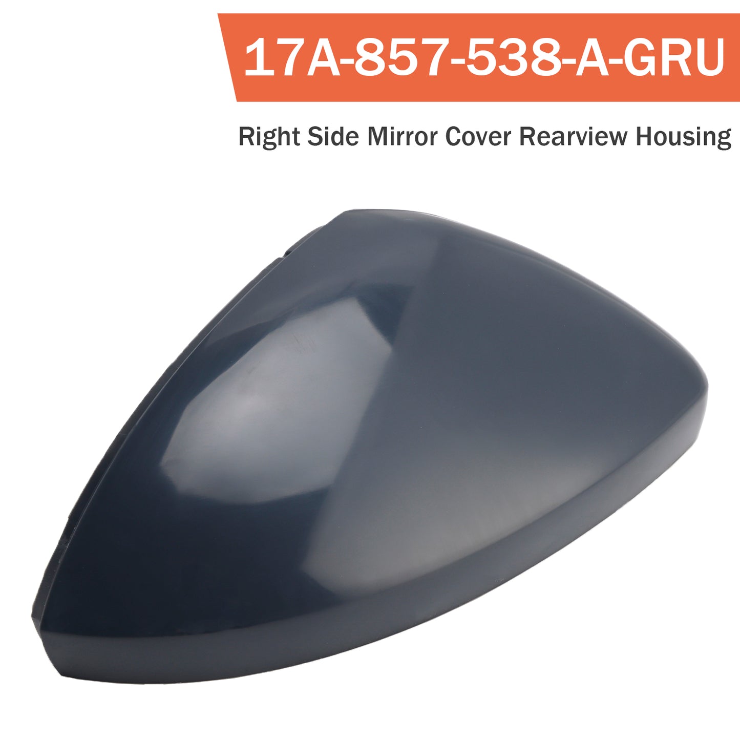 2019-2025 VW Jetta S SE SEL 17A-857-538-A-GRU Right Side Mirror Cover Rearview Housing