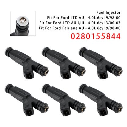 2000 BMW X5 0280155844 6Pcs Fuel Injector