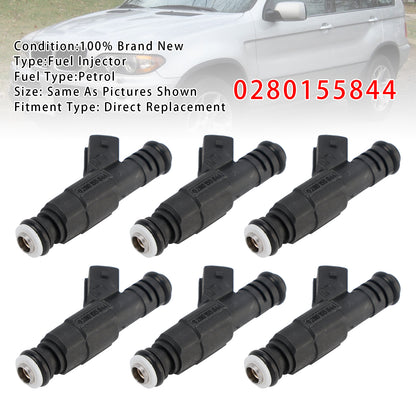2000 BMW X5 0280155844 6Pcs Fuel Injector