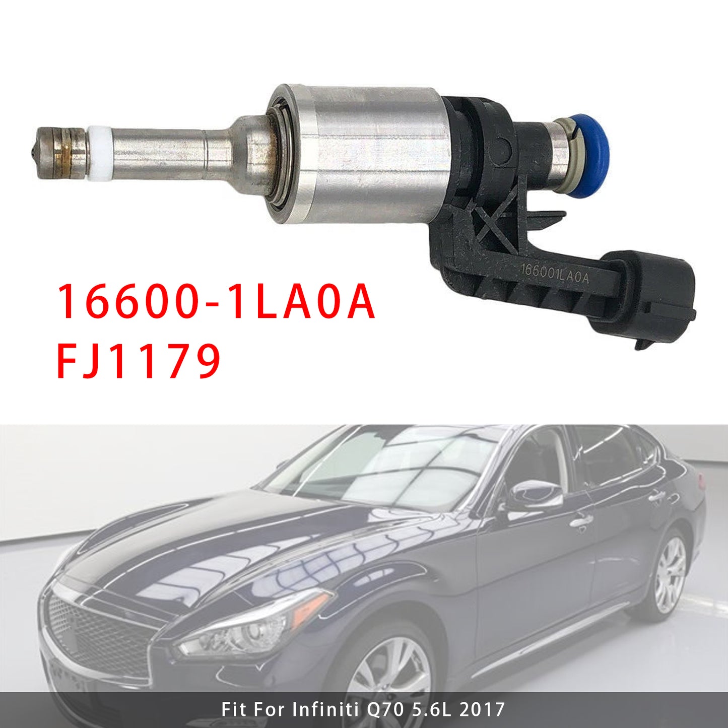 2017 Infiniti Q70 5.6L 16600-1LA0A 1Pcs Fuel Injector