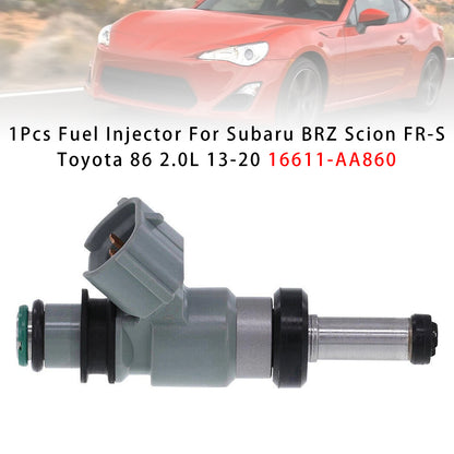Subaru BRZ Scion FR-S Toyota 86 2.0L 13-20 16611-AA860 1Pcs Fuel Injector