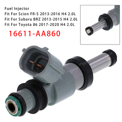 Subaru BRZ Scion FR-S Toyota 86 2.0L 13-20 16611-AA860 1Pcs Fuel Injector