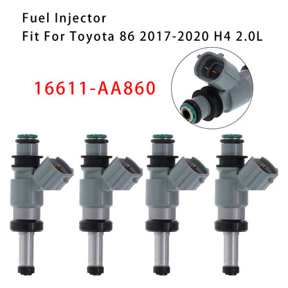 2013-2016 Scion FR-S H4 2.0L 16611-AA860 4Pcs Fuel Injector