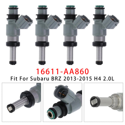2013-2016 Scion FR-S H4 2.0L 16611-AA860 4Pcs Fuel Injector