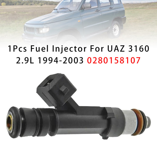 1994-2003 UAZ 3160 2.9L 0280158107 1Pcs Fuel Injector