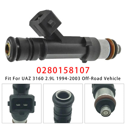 1994-2003 UAZ 3160 2.9L 0280158107 1Pcs Fuel Injector