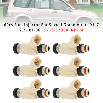 Suzuki Grand Vitara XL-7 2.7L 01-06 15710-52D00 INP774 6Pcs Fuel Injector