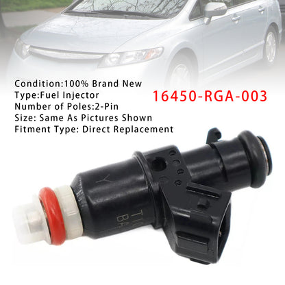 2010-2014 Honda Insight Hybrid 1.3L 16450-RGA-003 1Pcs Fuel Injector
