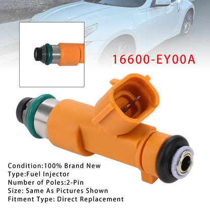 2013 Infiniti FX37 3.7L V6 16600-EY00A 1Pcs Fuel Injector