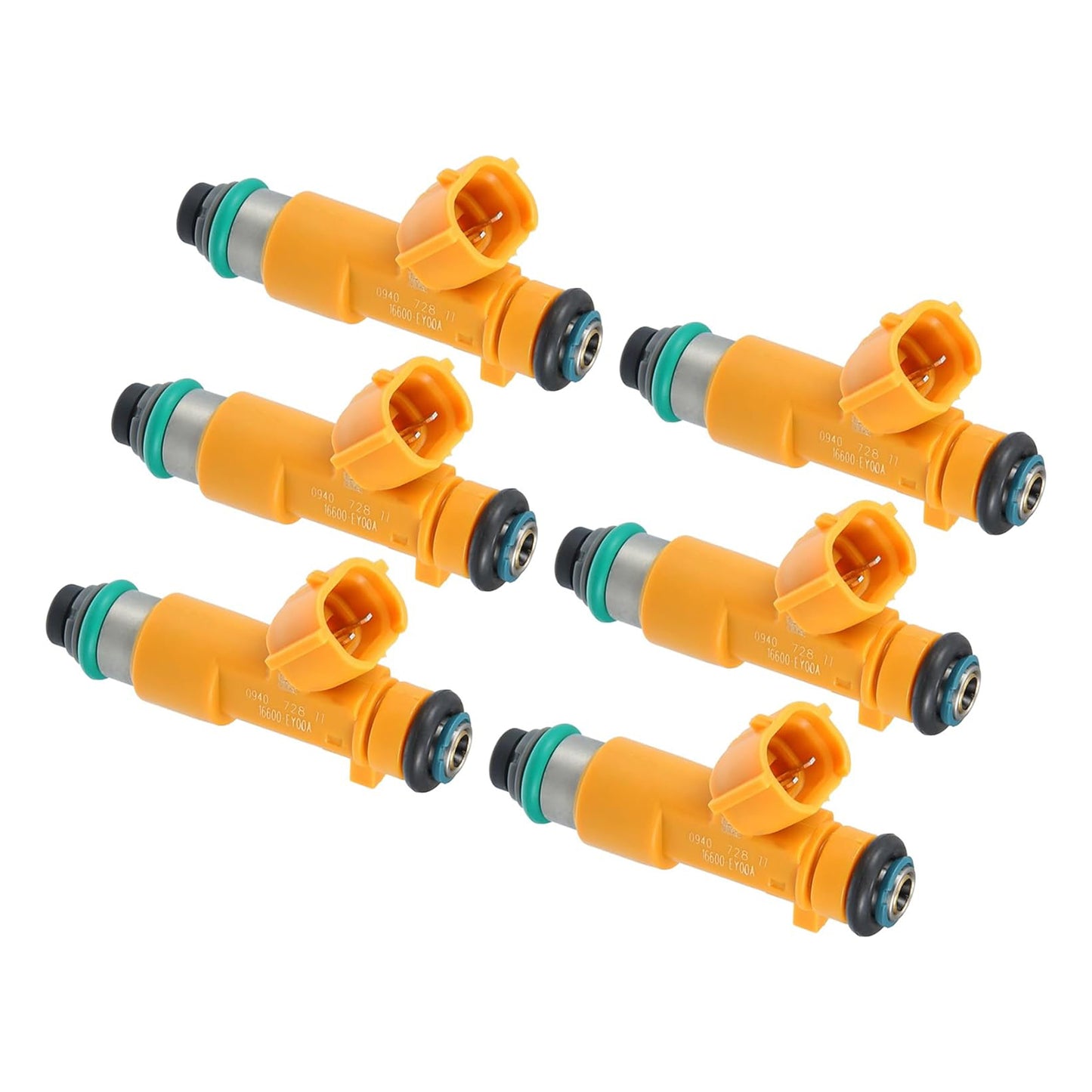 2013 Infiniti EX37 3.7L V6 16600-EY00A 6Pcs Fuel Injector