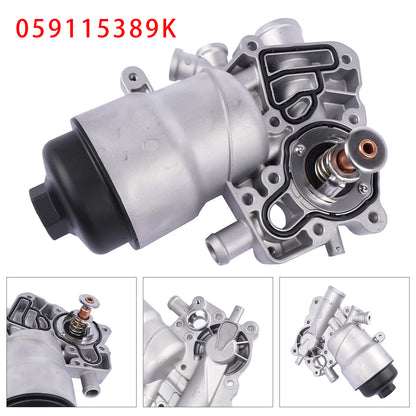 2010-2017 Audi A8 3.0T Diesel CDTB CDTA CLAB CMHA CPNA CTBB CTBA CDTC CPNB CTBD 059 115 389 K Oil Filter Housing Oil Cooler
