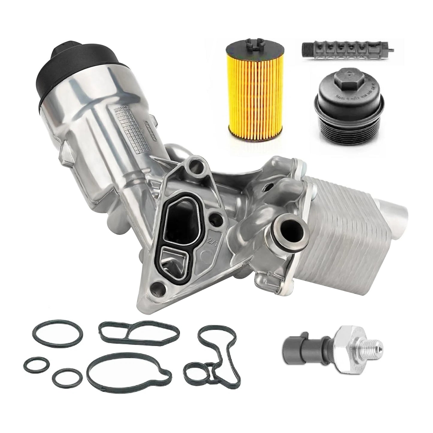 2011-2016 Chevrolet Cruze 1.4L L4 Gas 55566784 Oil Filter Housing Oil Cooler