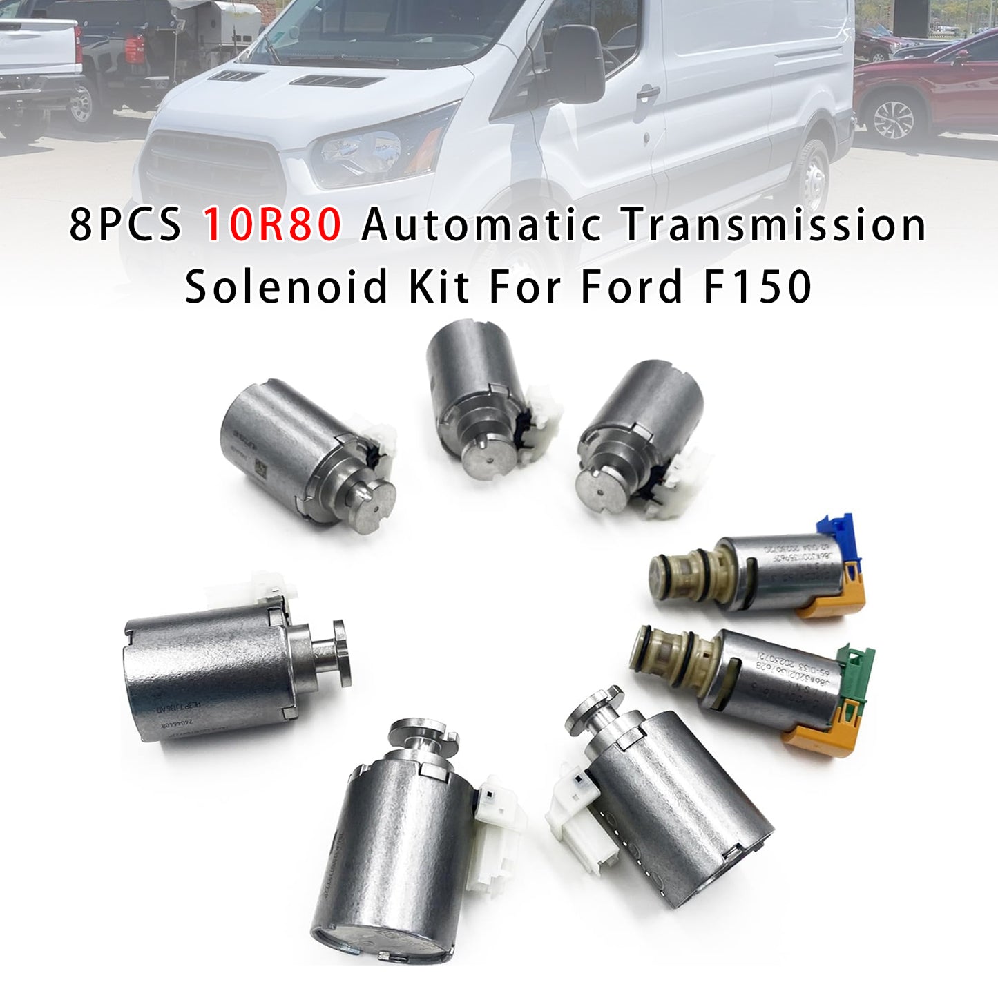 2016-current Truck F150 Raptor V6 3.5 10R80 8PCS 10R80 Automatic Transmission Solenoid Kit
