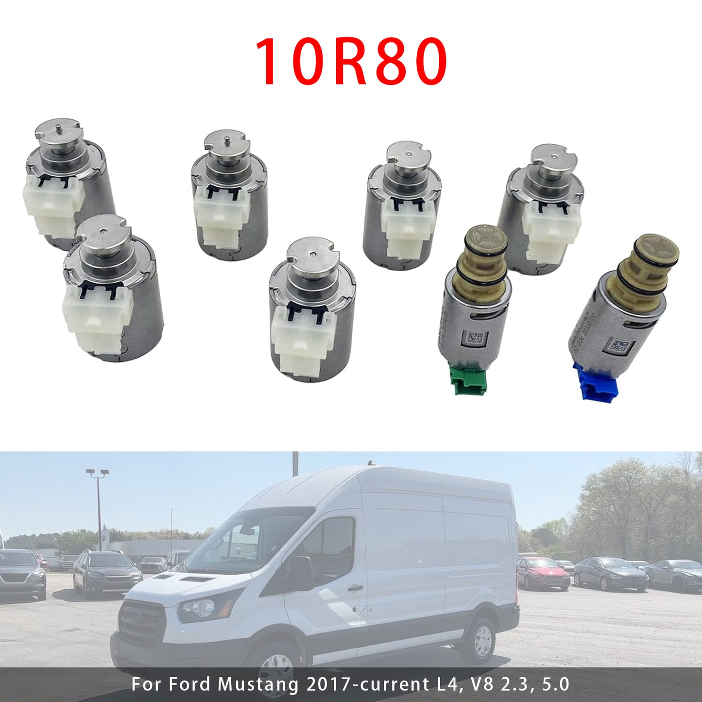 2016-current Truck F150 Raptor V6 3.5 10R80 8PCS 10R80 Automatic Transmission Solenoid Kit