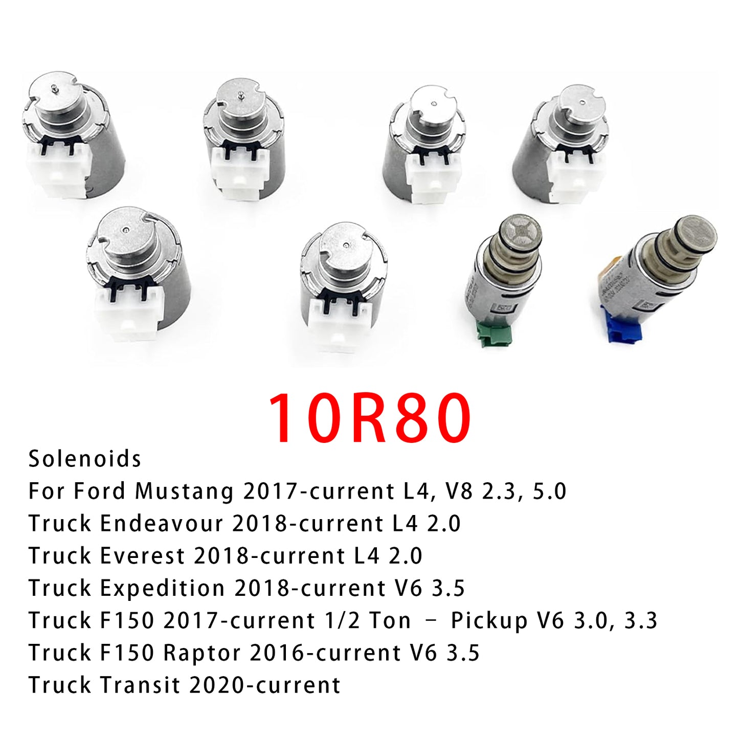 2016-current Truck F150 Raptor V6 3.5 10R80 8PCS 10R80 Automatic Transmission Solenoid Kit