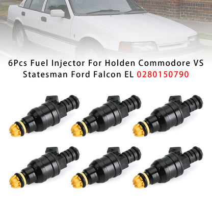 1991-1992 Ford Fairmont EB 3.9L XRP Wagon 0280150790 6Pcs Fuel Injector