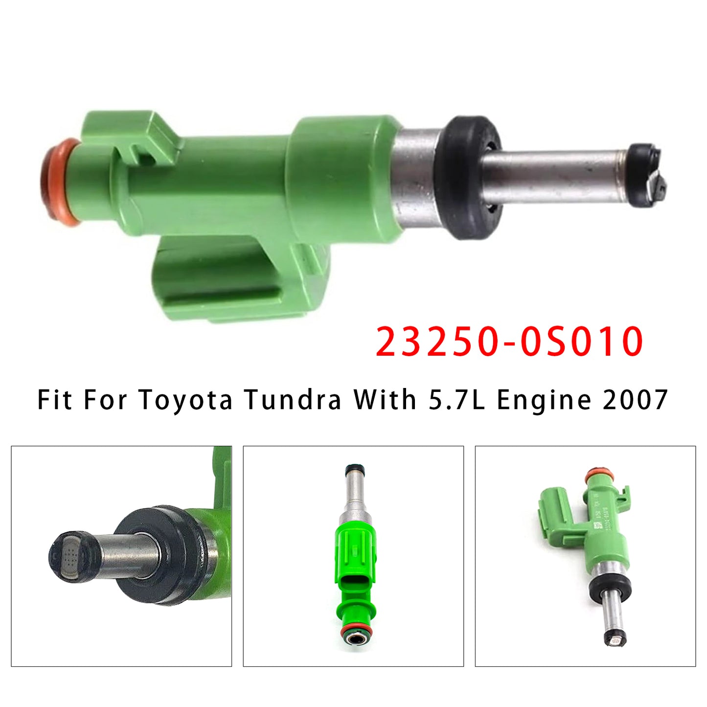 2007 Toyota Tundra 5.7L V8 23250-0S010 1Pcs Fuel Injector