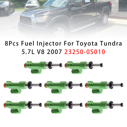 2007 Toyota Tundra 5.7L V8 23250-0S010 8Pcs Fuel Injector