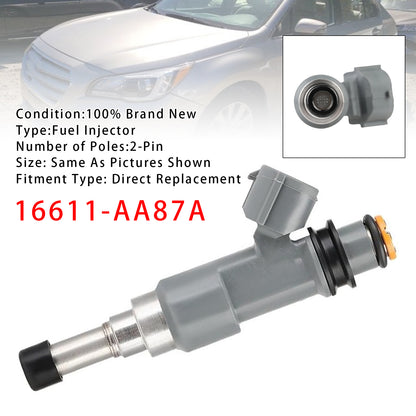 2015-2017 Subaru Outback 2.5L H4 16611-AA87A 1Pcs Fuel Injector