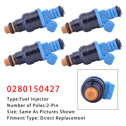1990-1994 Opel Calibra A 85_ 2.0i 16V 4x4 0280150427 4Pcs Fuel Injector