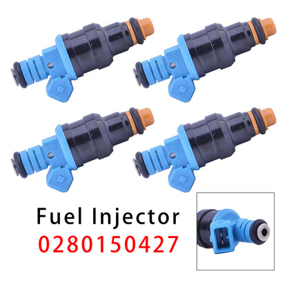 1990-1994 Opel Calibra A 85_ 2.0i 16V 4x4 0280150427 4Pcs Fuel Injector