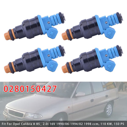 1990-1994 Opel Calibra A 85_ 2.0i 16V 4x4 0280150427 4Pcs Fuel Injector