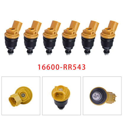 1996-1998 Nissan Skyline R33 Twin Turbo 2.6L I6 16600-RR543 6Pcs Fuel Injector