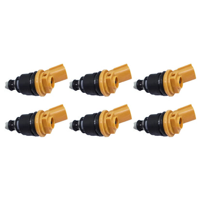 1996-1998 Nissan Skyline R33 Twin Turbo 2.6L I6 16600-RR543 6Pcs Fuel Injector