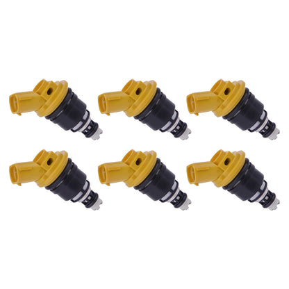 1996-1998 Nissan Skyline R33 Twin Turbo 2.6L I6 16600-RR543 6Pcs Fuel Injector