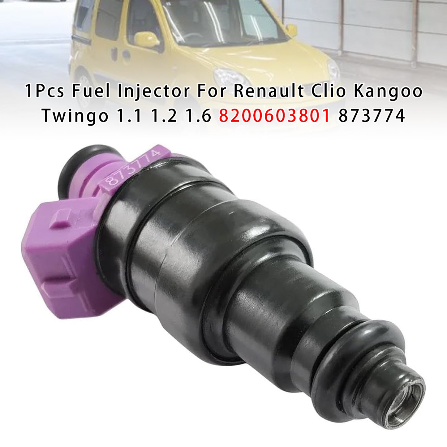 1993-1996 Renault Twingo C06 _ 1.2 1239 ccm 40 KW 55 PS 7700873774 1Pcs Fuel Injector