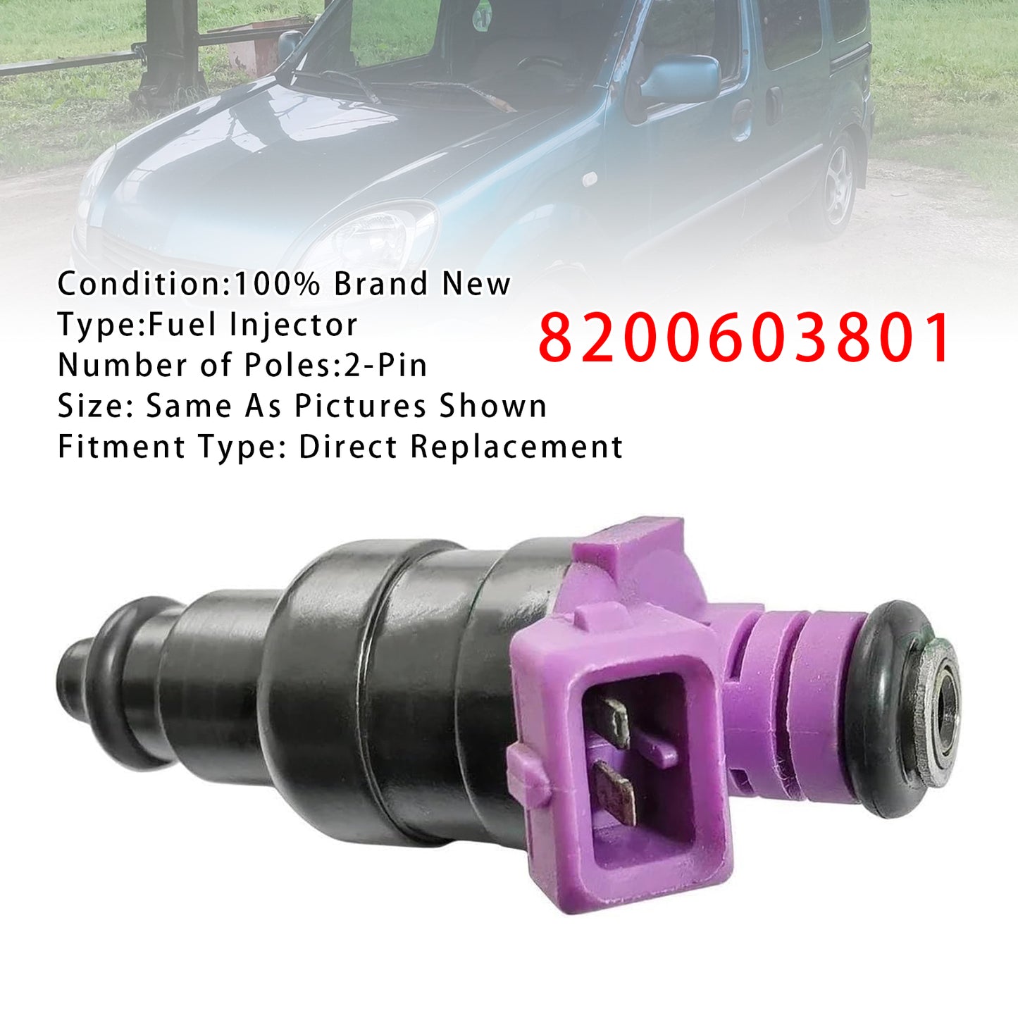 1993-1996 Renault Twingo C06 _ 1.2 1239 ccm 40 KW 55 PS 7700873774 1Pcs Fuel Injector