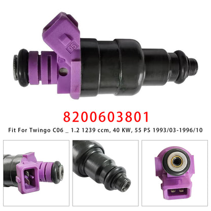 1993-1996 Renault Twingo C06 _ 1.2 1239 ccm 40 KW 55 PS 7700873774 1Pcs Fuel Injector